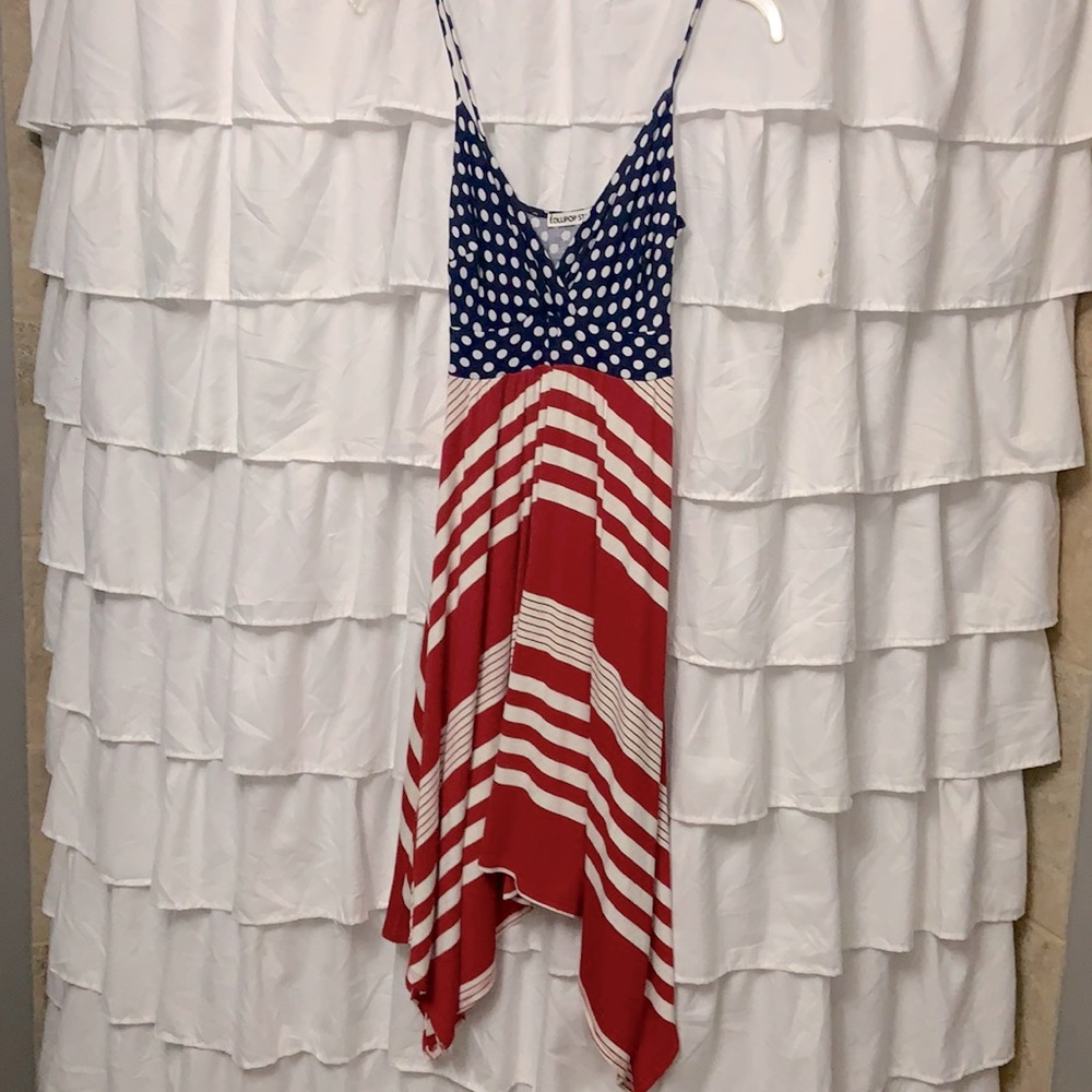 Women’s Small Patriotic Midi Dress